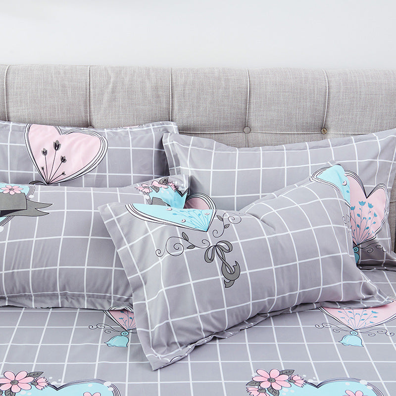 Brushed double pillowcase