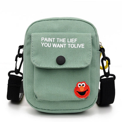 Canvas messenger bag