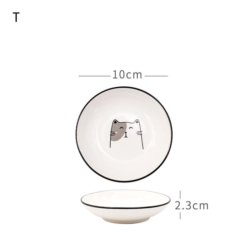 Nordic Tableware Set Bowl And Plate Combination Household Simple Ceramic
