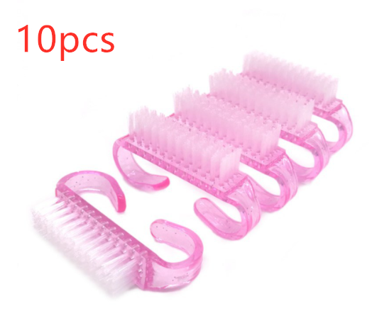 10 Pieces Nail Cleaning Clean Brush Hot sales Tool File Manicure Pedicure Soft Remove Dust Small Angle Clear Tools Sets