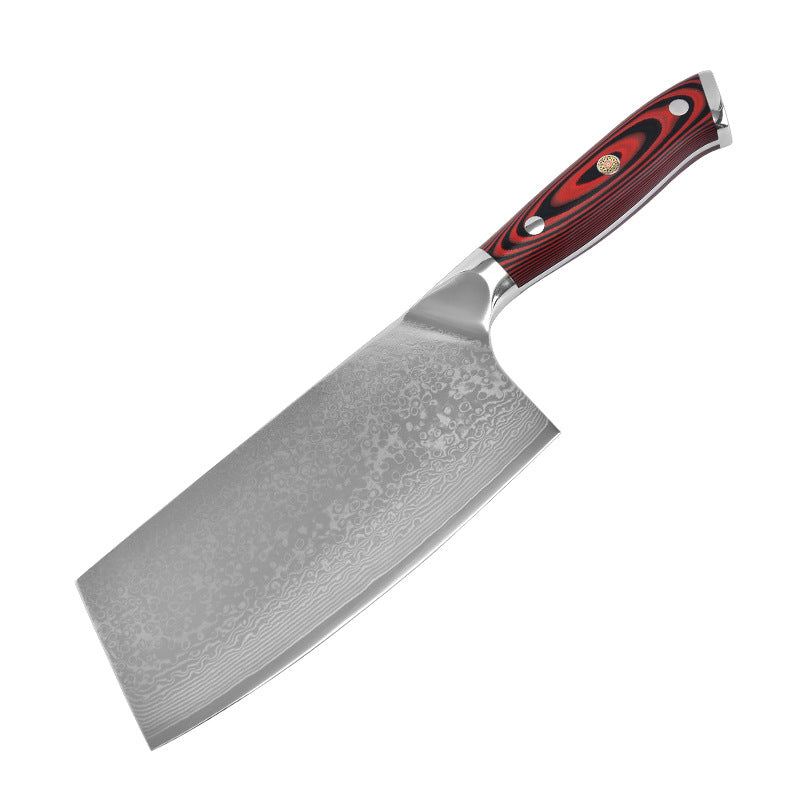 Damascus kitchen knife set chef's knife
