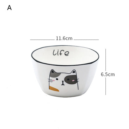 Nordic Tableware Set Bowl And Plate Combination Household Simple Ceramic