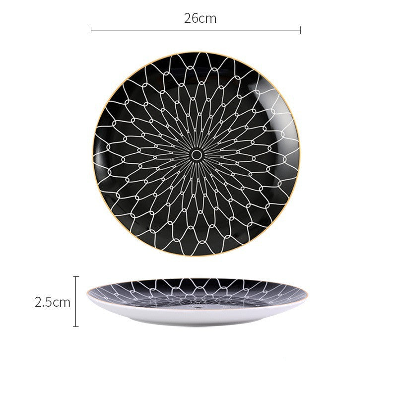 Ceramic dessert western food plate