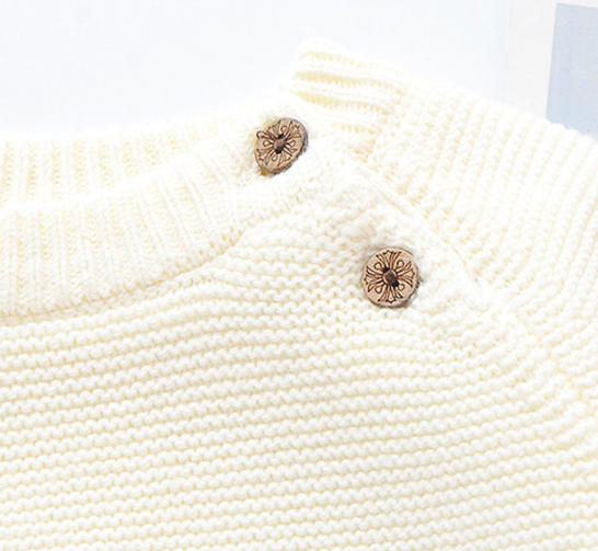 Girls Sweater Autumn Padded Pullover Sweater
