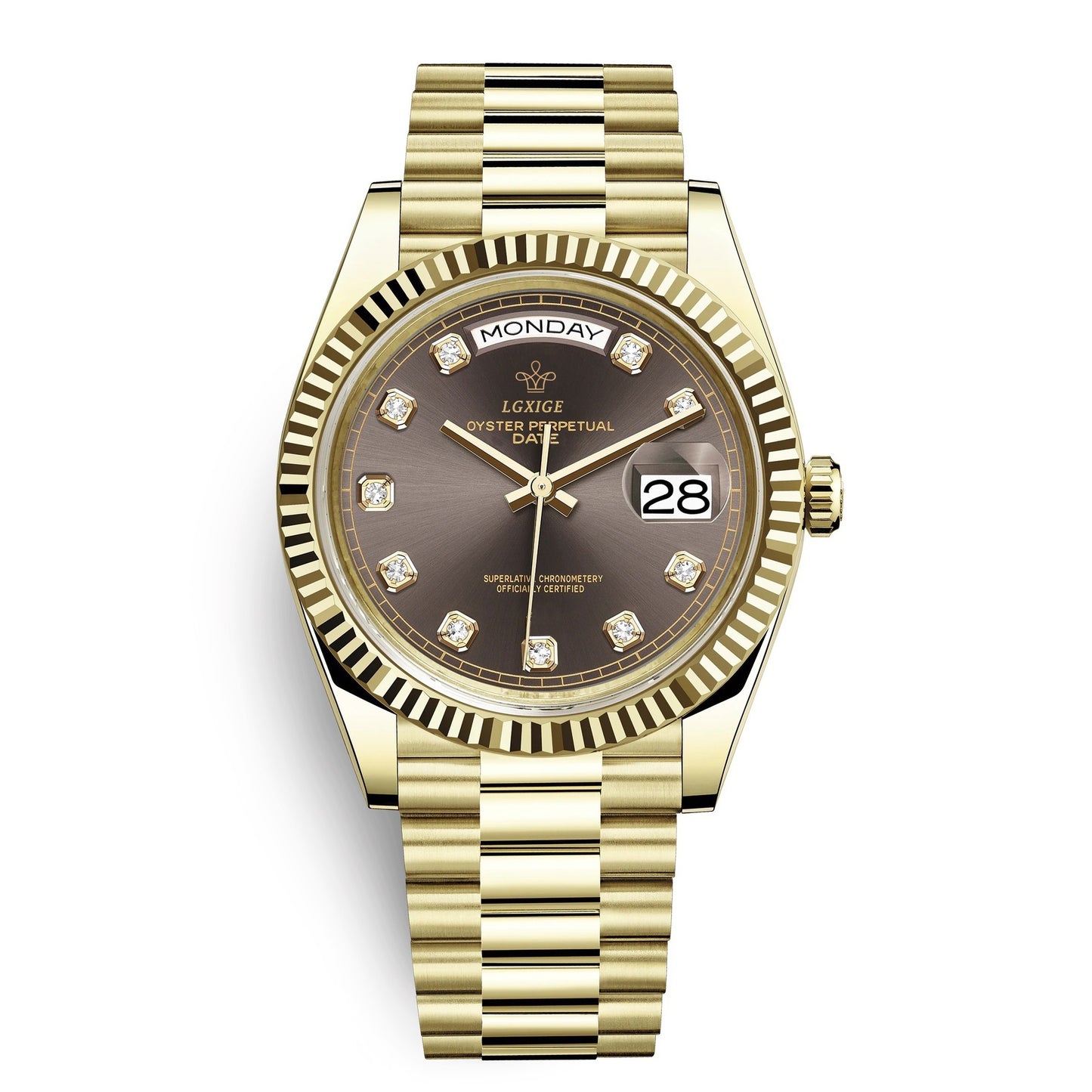 Week calendar watch