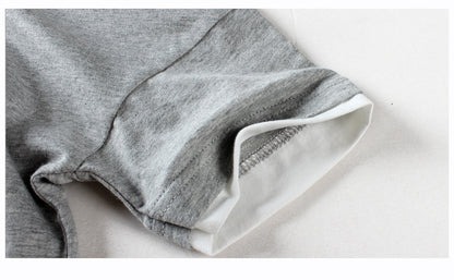 Middle And Large Children's Top Short Sleeves