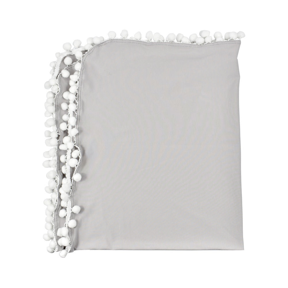 Baby Pure Cotton Padded Ball Edge Blanket Covering