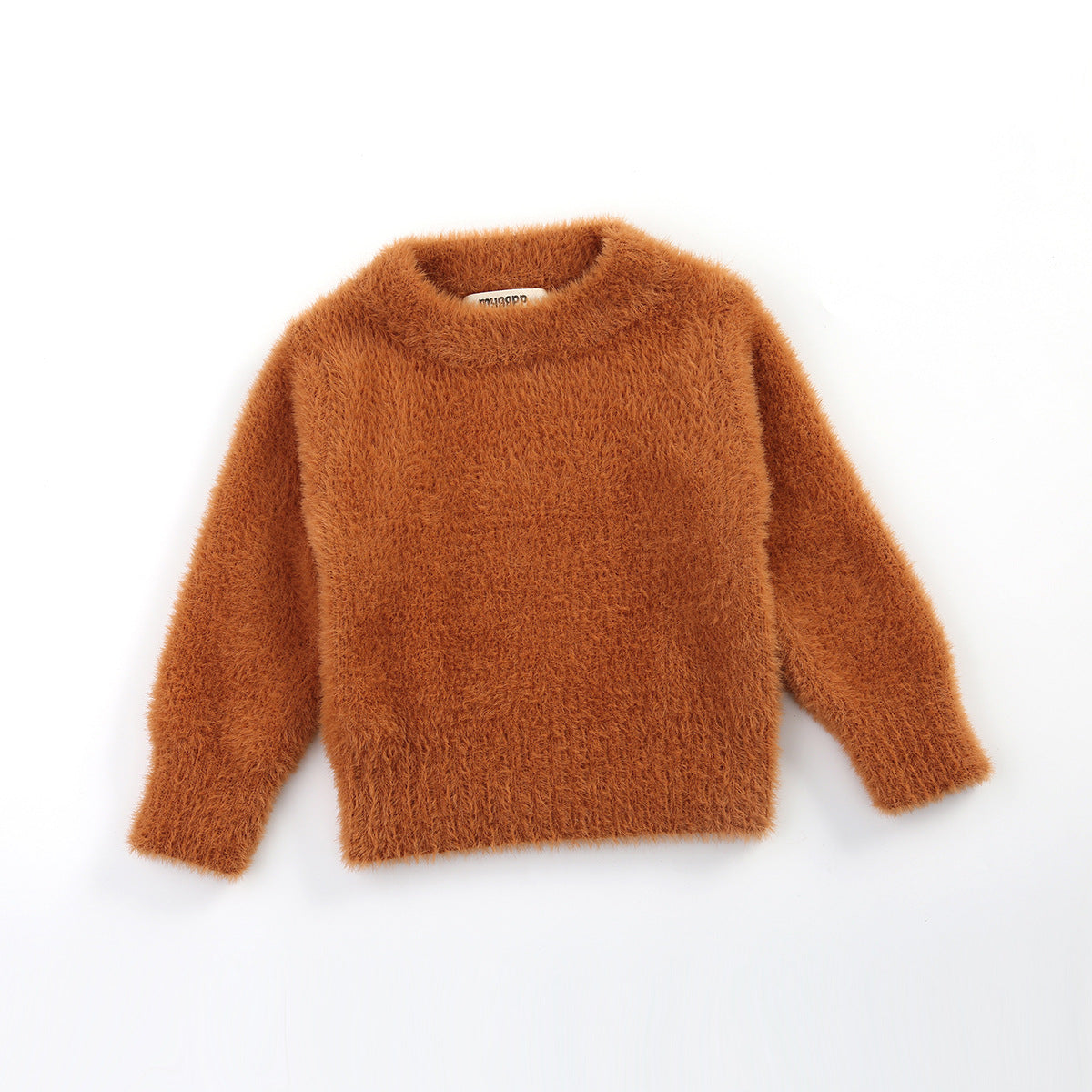 Imitation otter pullover sweater
