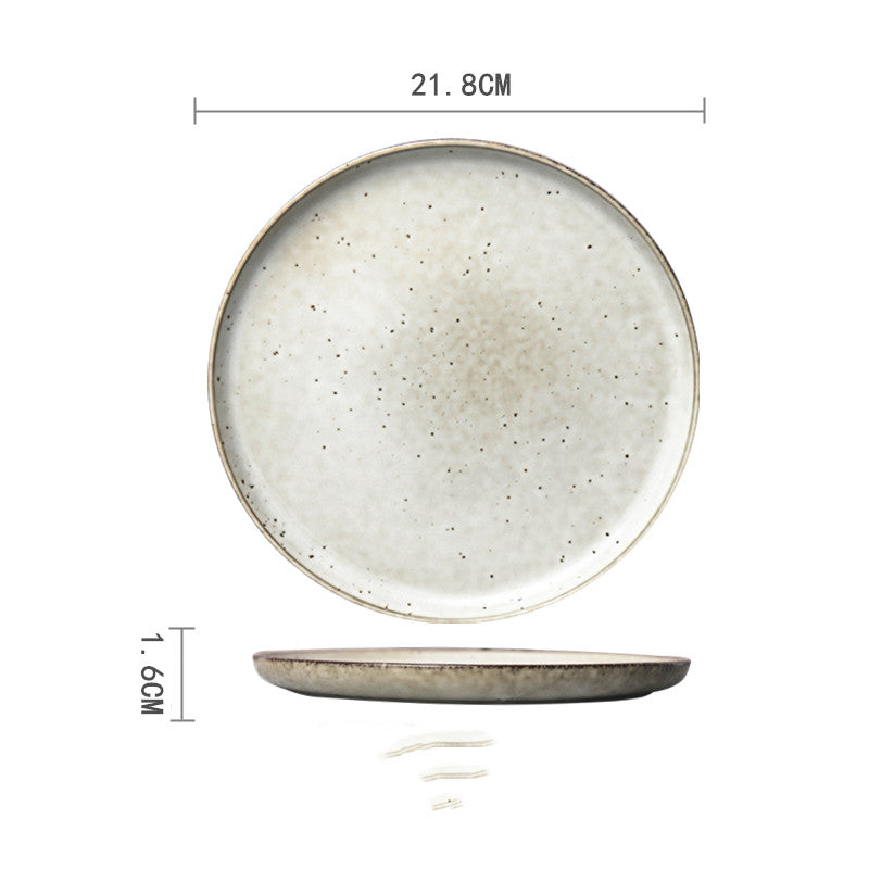 Ceramic Hand-painted Western Food Microwave Breakfast Plate