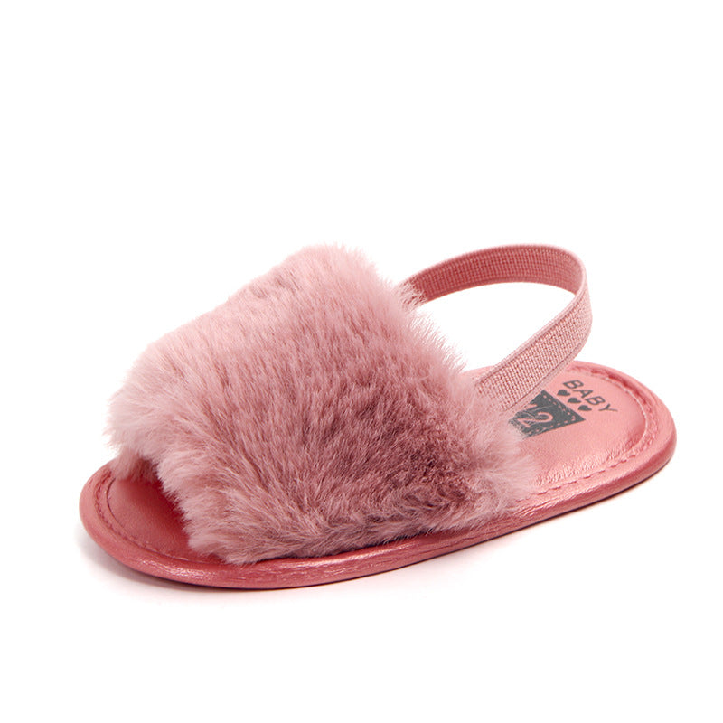 0-1 four-color baby sandals soft bottom toddler shoes elastic comfortable non-slip baby shoes
