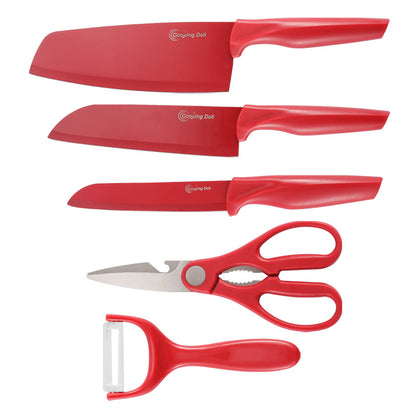 Knife Set Stainless Steel 5 Piece Set