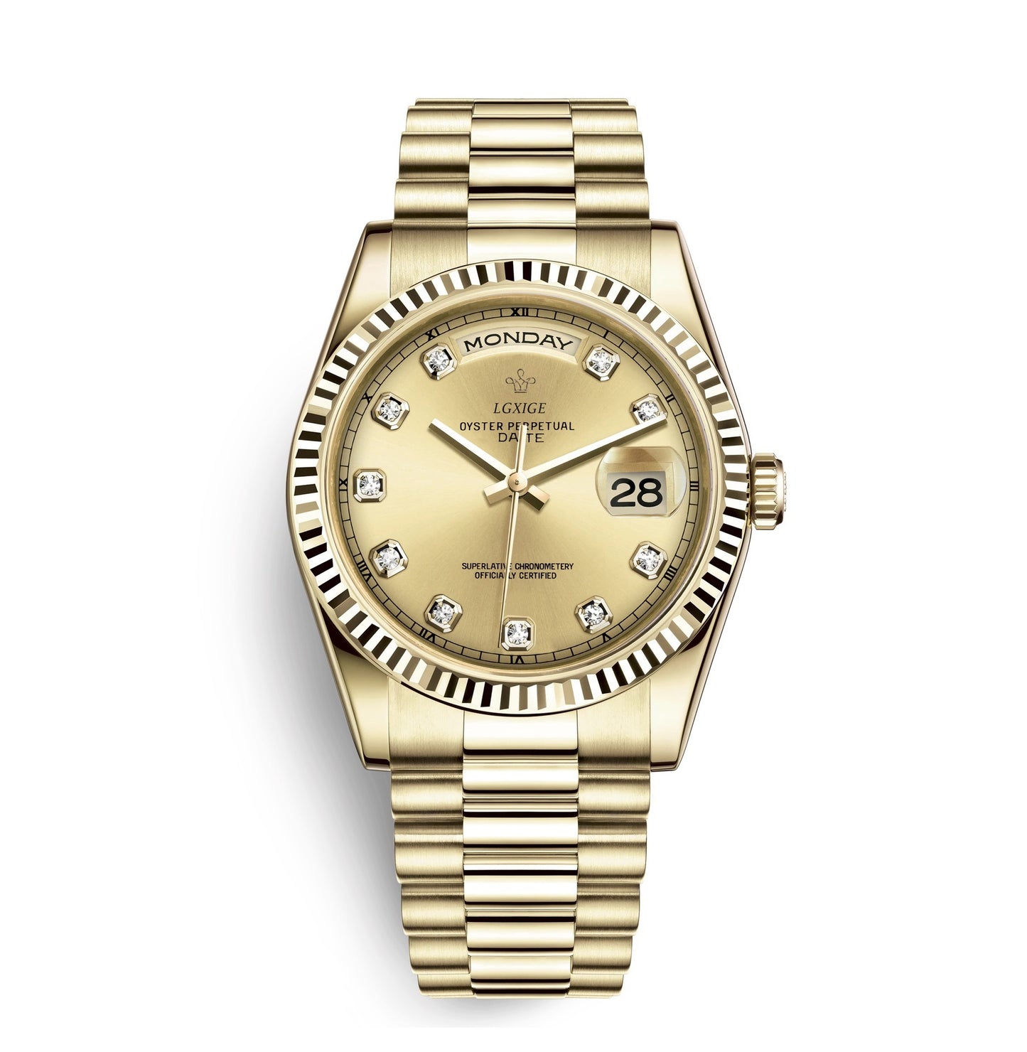 Week calendar watch