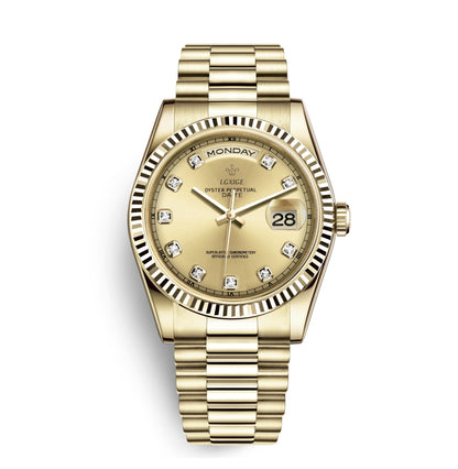 Week calendar watch