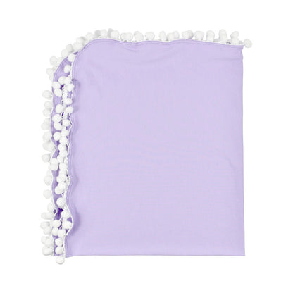 Baby Pure Cotton Padded Ball Edge Blanket Covering