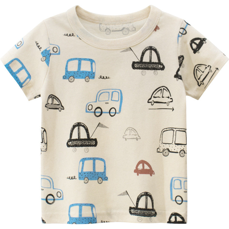 Korean children's short-sleeved T-shirt