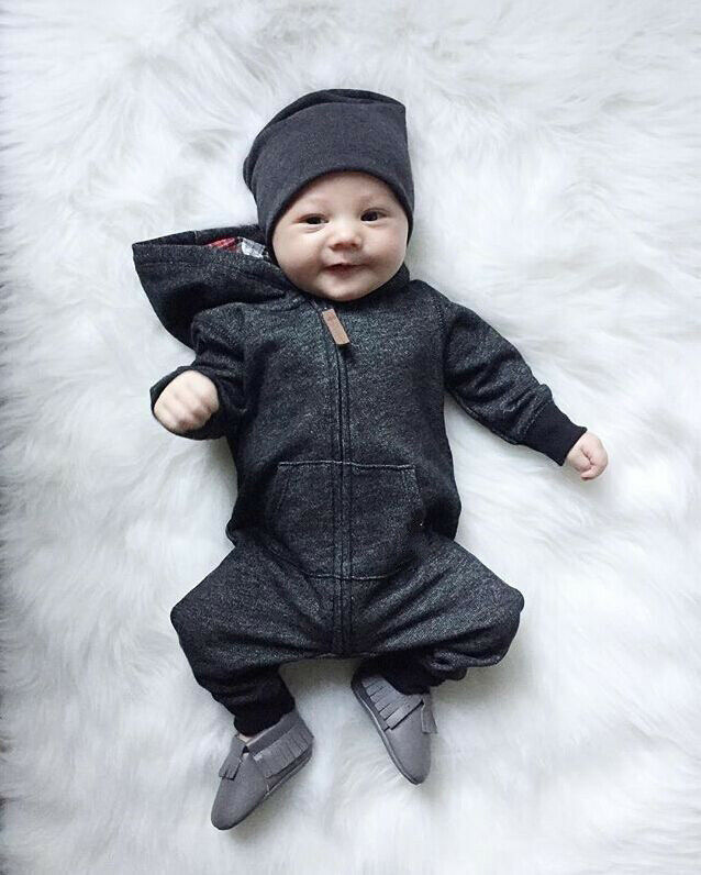 One piece solid color black cool long sleeve