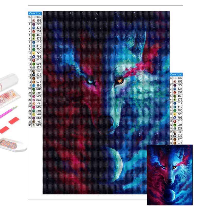 Household Animal Lion DIY Diamond Cross Stitch