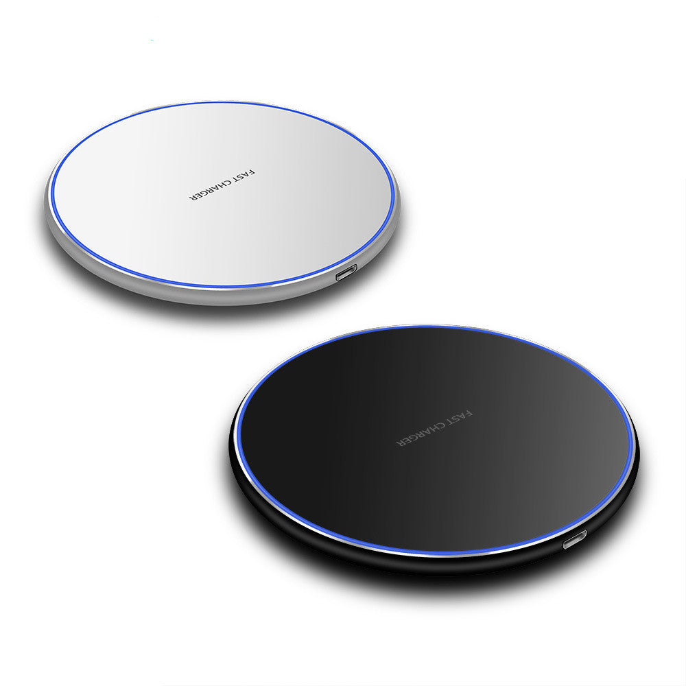 FDGAO/metal QI Wireless Charger 10W Ultra-thin Wireless Charger Suitable For Cross-border QI Mobile Phone Products