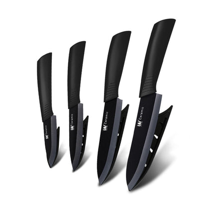 Ceramic knife set black blade ceramic knife