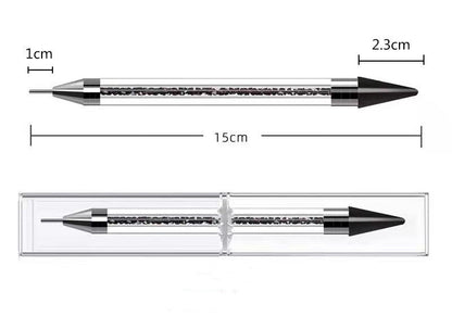 Nail Enhancement Double-headed Embossing Silicone Pen