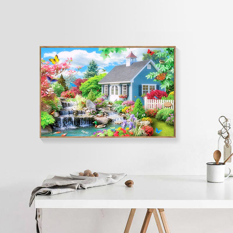 5d DIY Diamond Embroidery Gift Home House Painting Landscape