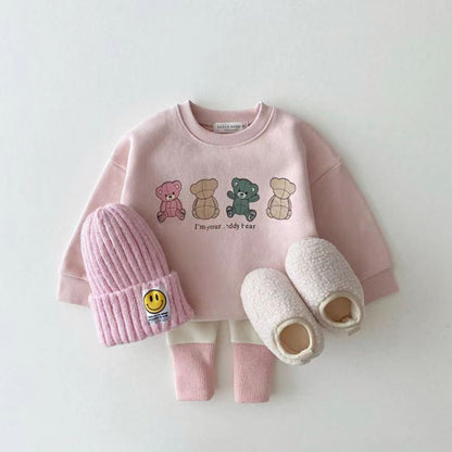 Boys And Girls Cartoon Coat Top