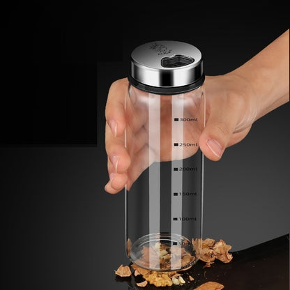 Rotary Seasoning Bottle Kitchen Household Glass Seasoning