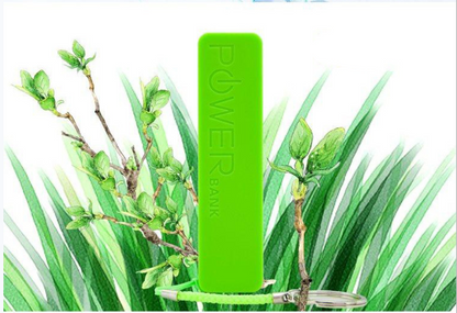 Creative Gifts Wholesale Custom Made Single Lipstick Mobile Power 18650 Single Perfume Charging Plastic Square Tube