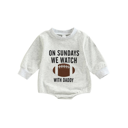 Boys' And Girls' Simple One-piece Romper
