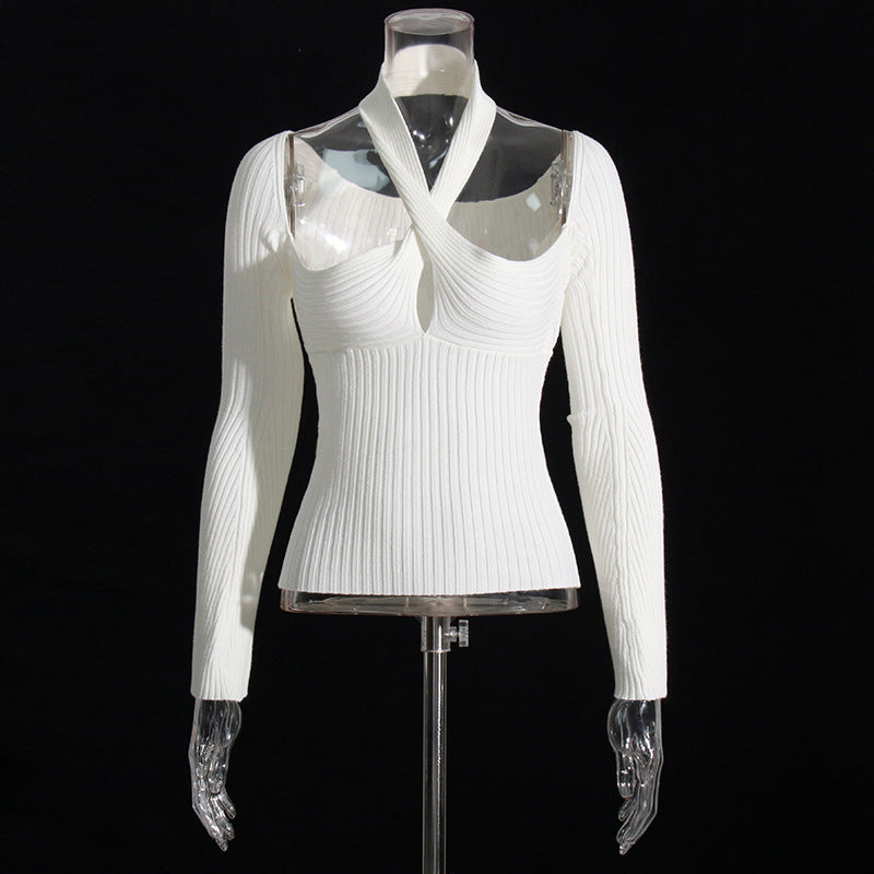 Solid Color Spicy Girl Versatile Top