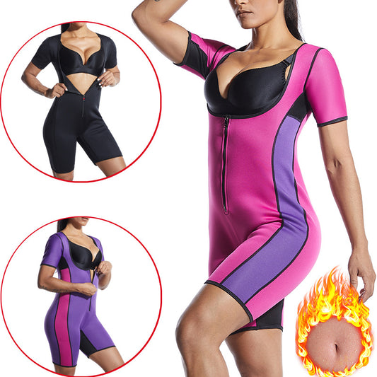 European And American Oversized Neoprene Jumpsuit