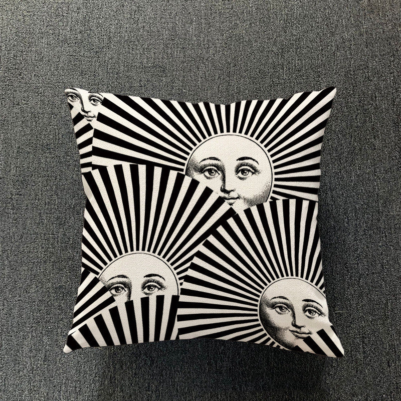 Simple Living Room Cotton And Linen Pillowcase