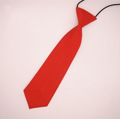 Children's Kindergarten Uniforms Solid Color Small Tie College