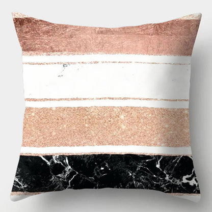 Modern Simple Pillow Home Cushion Geometric Amazon Hot Sale Peach Skin Fabric