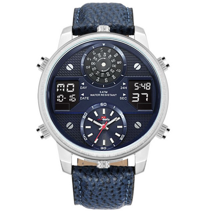 Double display electronic multifunctional quartz