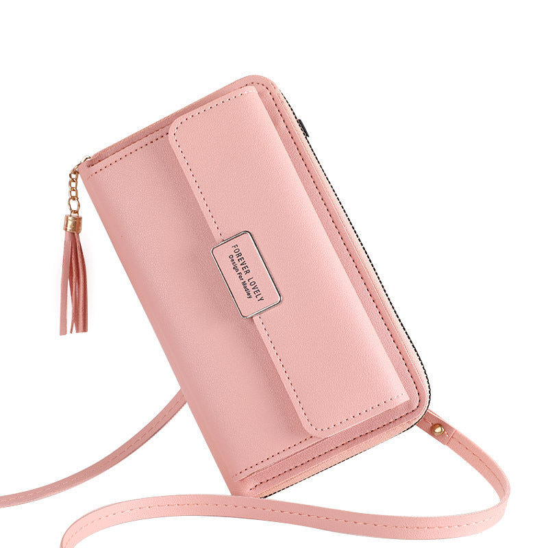 Large-capacity Multifunctional Solid Color Shoulder Bag