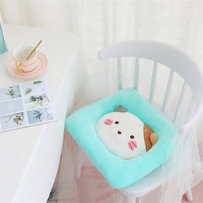 Round flower cushion
