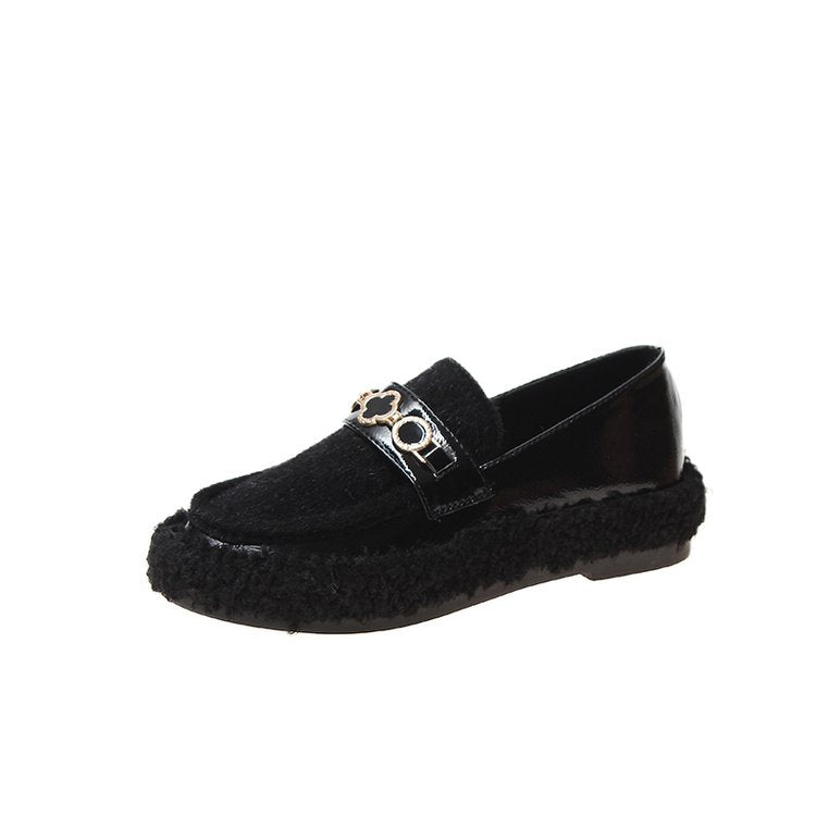 Trendy women's shoes leopard print single shoes