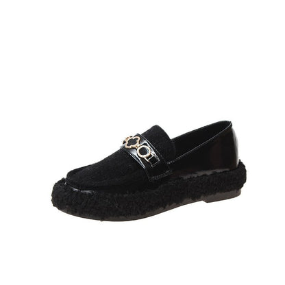 Trendy women's shoes leopard print single shoes