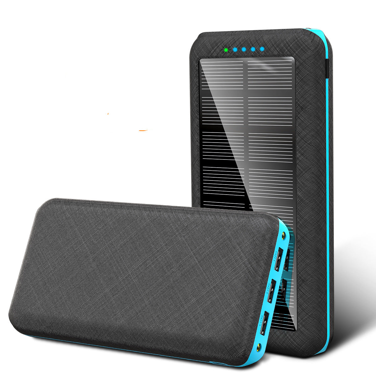 Compatible with Apple, Chargeur solaire sans fil Qi 80000mAh, pour Xiaomi, Samsung, Iphone, Portable, 3usb, pour voyage en plein air