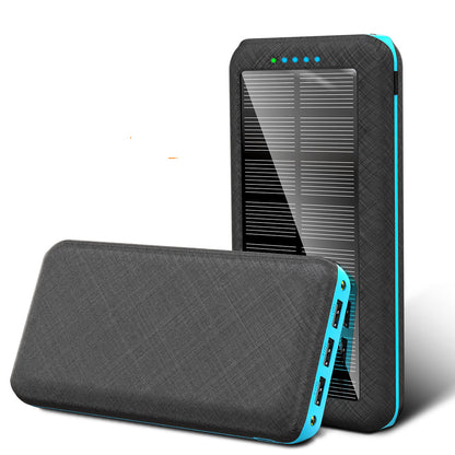 Compatible with Apple, Chargeur solaire sans fil Qi 80000mAh, pour Xiaomi, Samsung, Iphone, Portable, 3usb, pour voyage en plein air