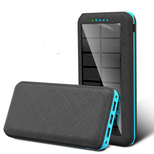 Compatible with Apple, Chargeur solaire sans fil Qi 80000mAh, pour Xiaomi, Samsung, Iphone, Portable, 3usb, pour voyage en plein air