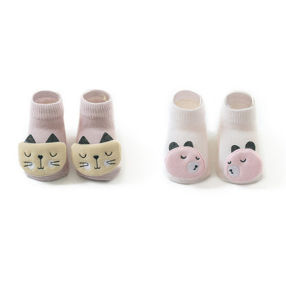 2 Pairs Of Baby Socks Spring And Summer Thin