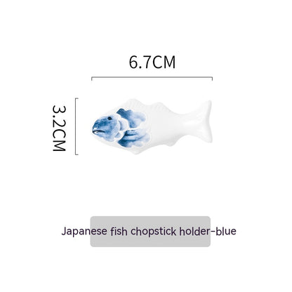 Japanese Ceramic Chopstick Holder For Storing Ceramic Household Utensils