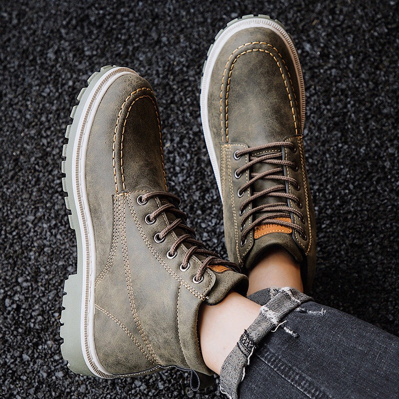 Men's Martin boots in autumn and winter