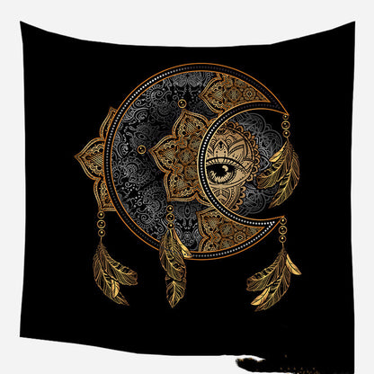 European medieval decorative hanging cloth