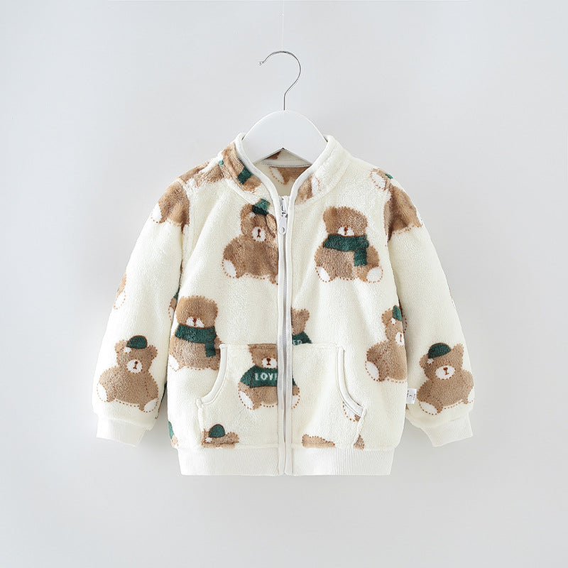 Children's Flannel Western Style Top Coat