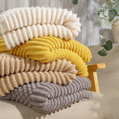 Home Simple Solid Color Air Conditioning Blanket