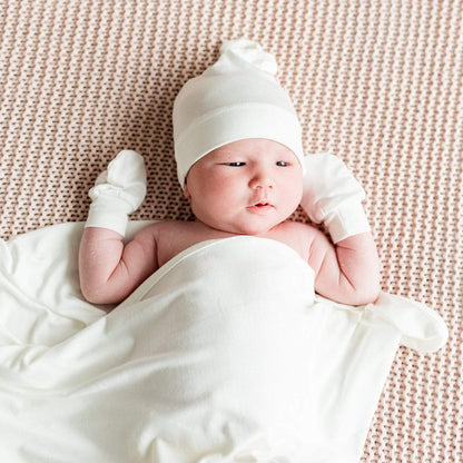New Bamboo Fiber Thin Baby Hat Pullover