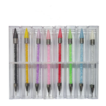 Nail Enhancement Double-headed Embossing Silicone Pen